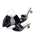 Elegant Italian Shoe and Bag Set HJY65