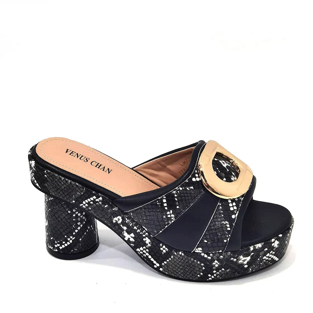 Elegant Ladies High Heels Peep Toe Shoes with Bag Set HYRE654