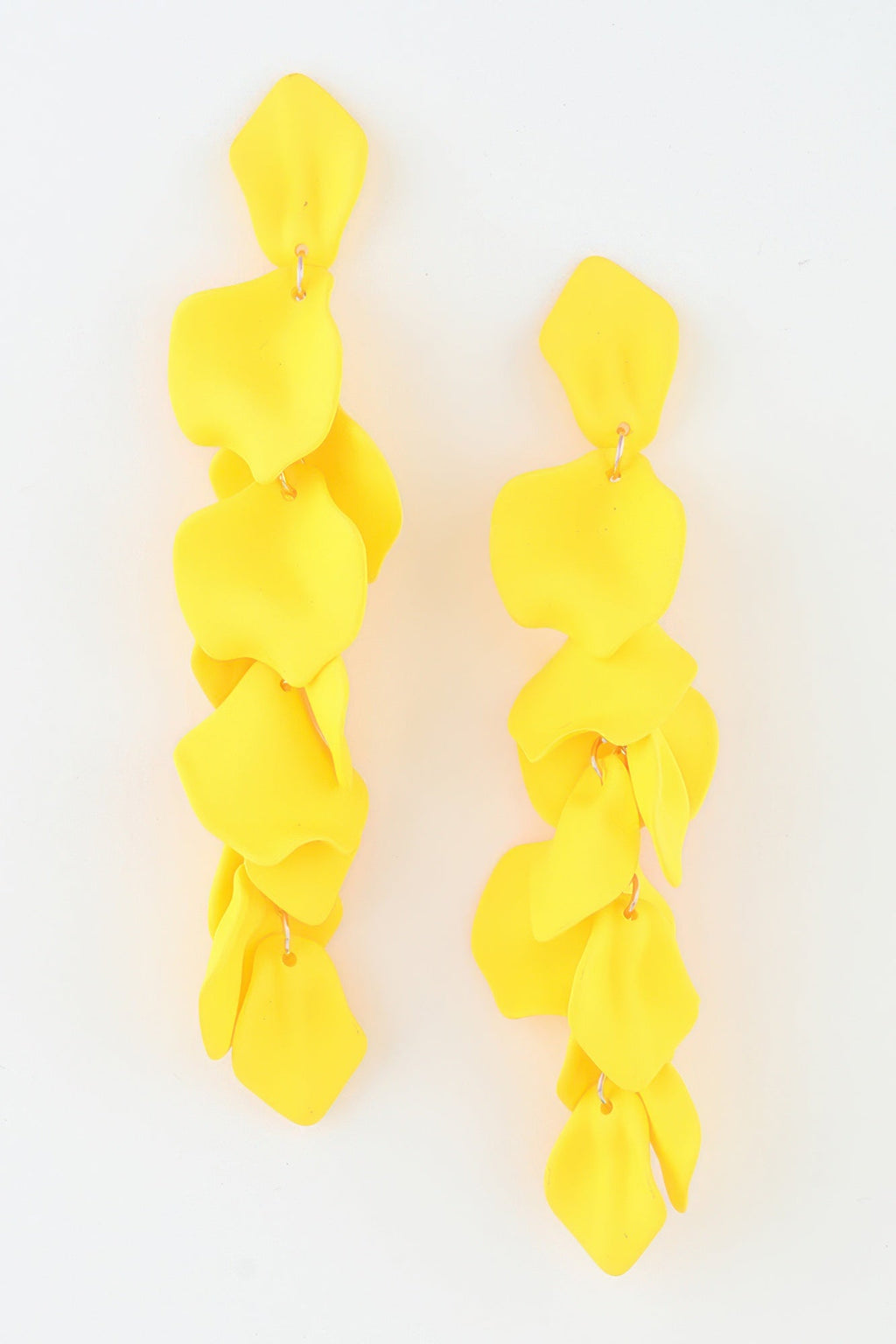 Bright Petal Blossom Drop Earrings